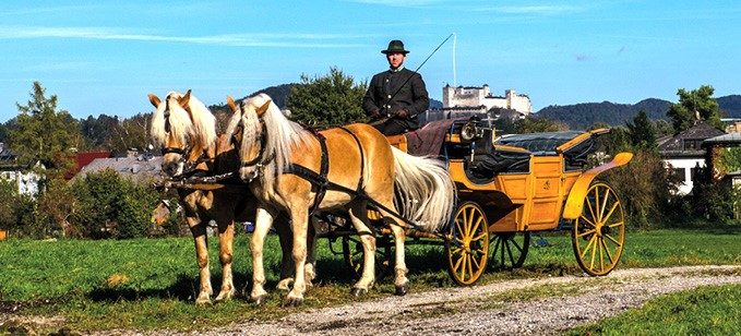 Fiakergespann in Salzburg