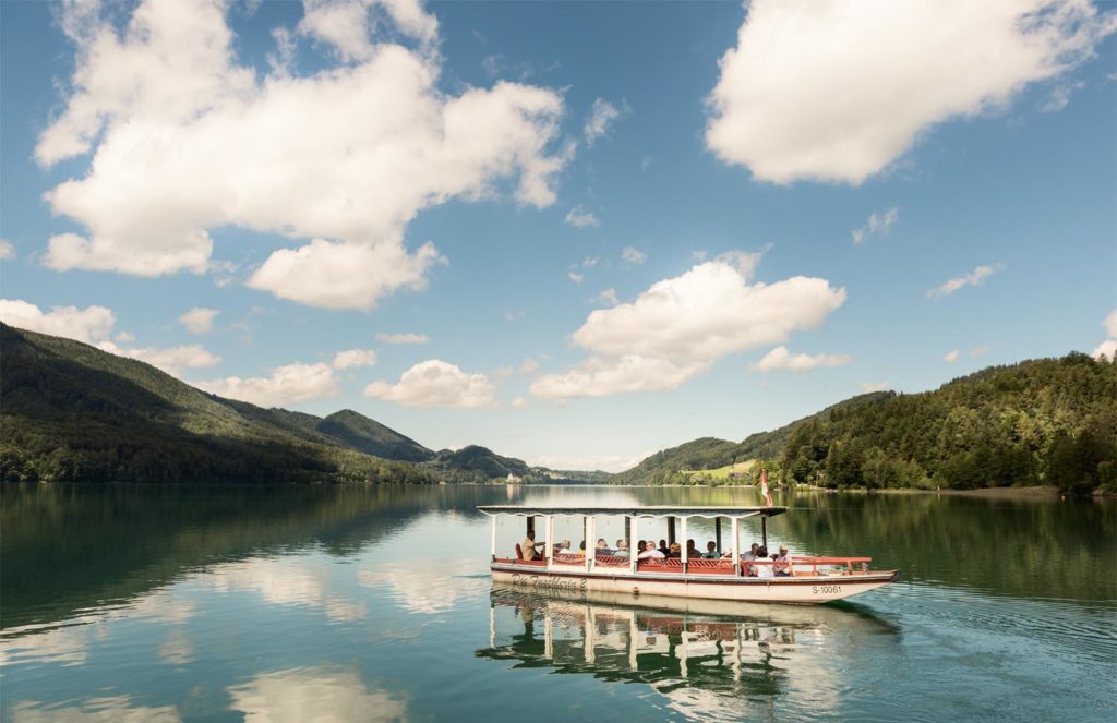 Bild von der Zille am Fuschlsee